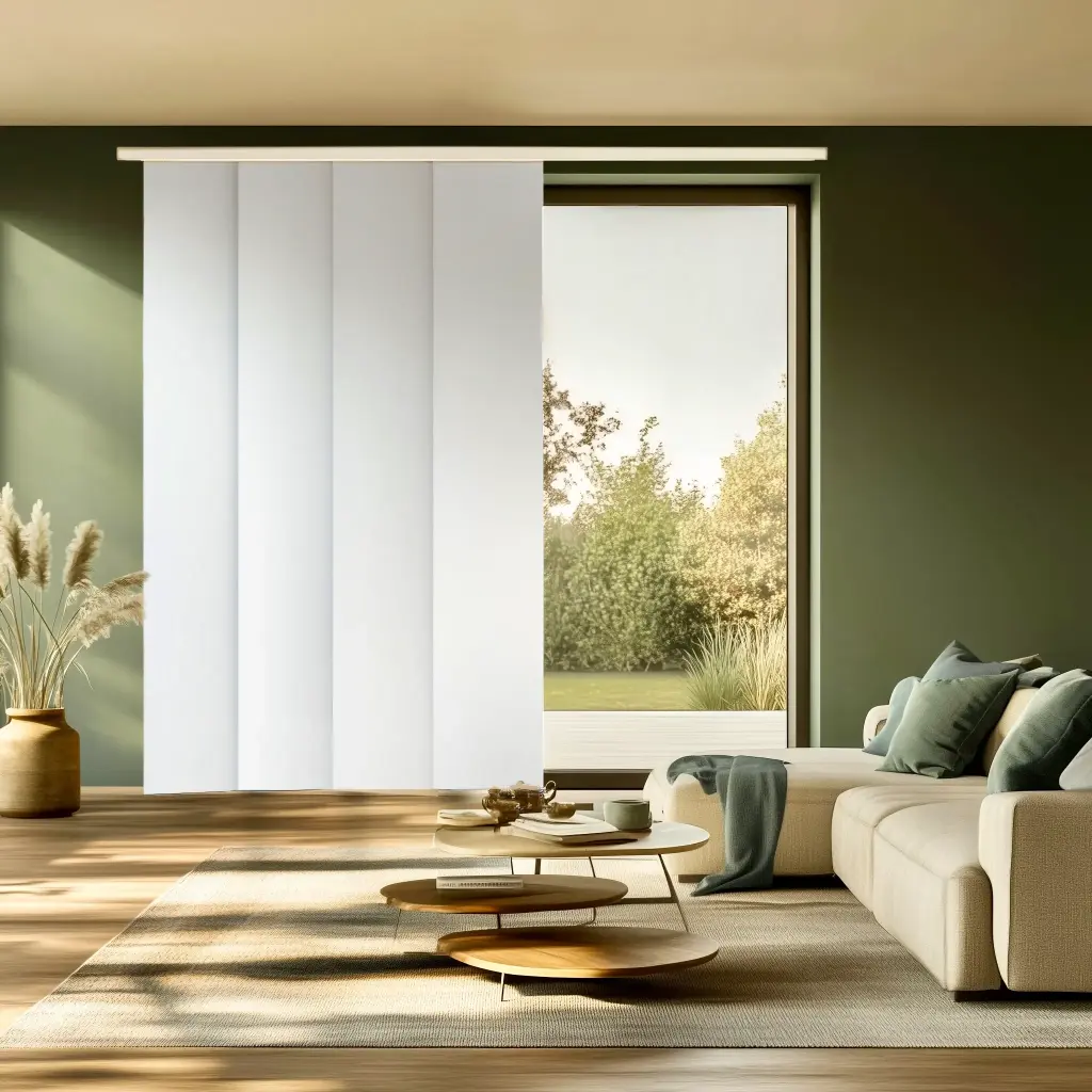 Panel Japonés Black Out Blanco