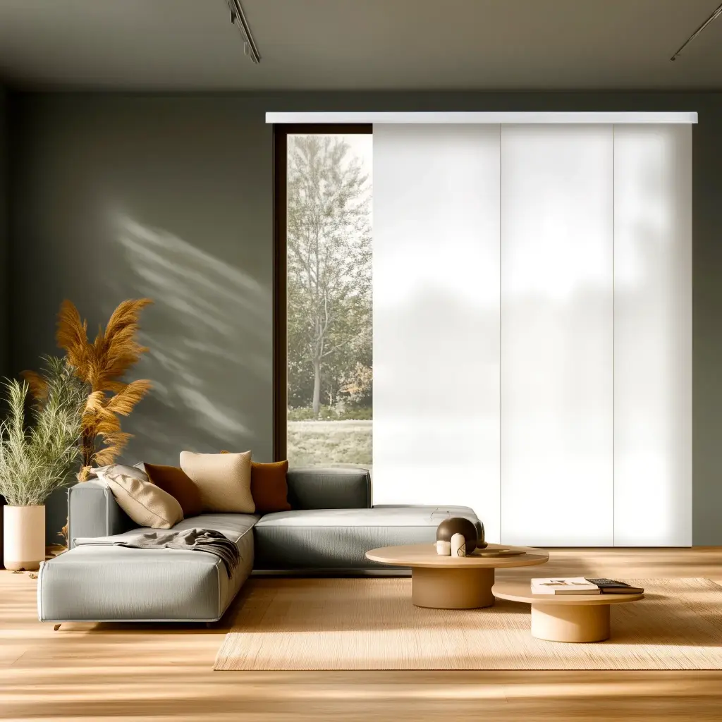 Panel Japonés Solar Screen 5% Blanco