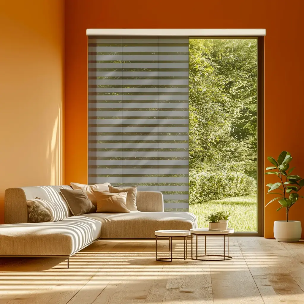 Panel Japonés Sheer Screen Gris