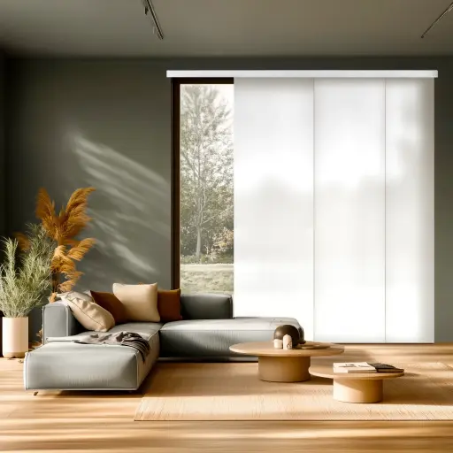 [SCA05149] Panel Japonés Solar Screen 5% Blanco