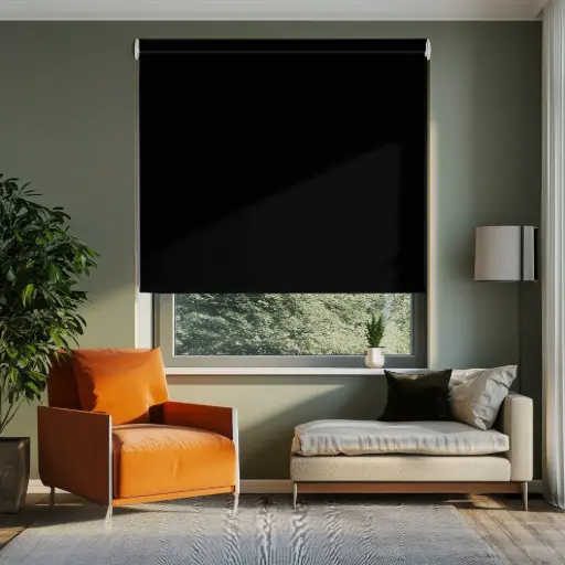 [SCA05159] Persiana Enrollable Black Out Negro